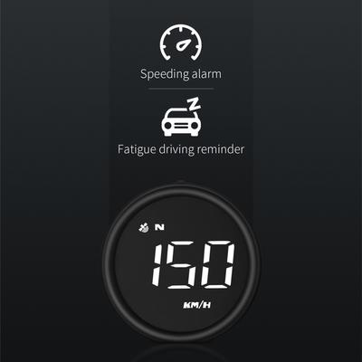Car Hd Up Display GPS Meter with Speed, Overspeed Warning, Mie Msurement, Fatigue Driving Reminder for All Vehicle