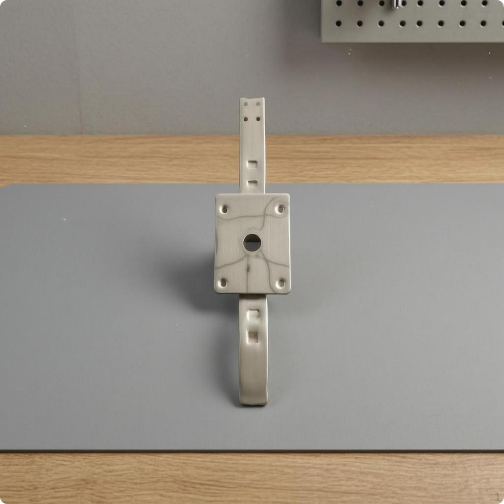Salon Chair Headrest Bracket Mounting Holes Metal Support Polished Equipment Parts