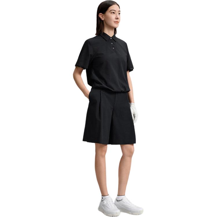 Fila Golf Series Simple Comfortable Woven Casual Shorts Women Shorts A11W635811F-BK