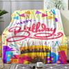 Happy Birthday Throw Soft Flannel AC Blanket Lightweight Summer Nap Throw Cozy Blanket for Sofa Bed Travel Home