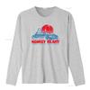 T-shirt Monkey Island Joyau Caché des Caraïbes Style Rétro vintage Lavé Étiré graphique Décontracté Doux streetwear