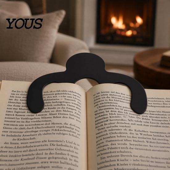 Fun Reading Accessory 3D Printed Bookmark, Hands Free Design, Creative Book Page Integrated Molding Bookmark Clip, Securely Accessory, for Students