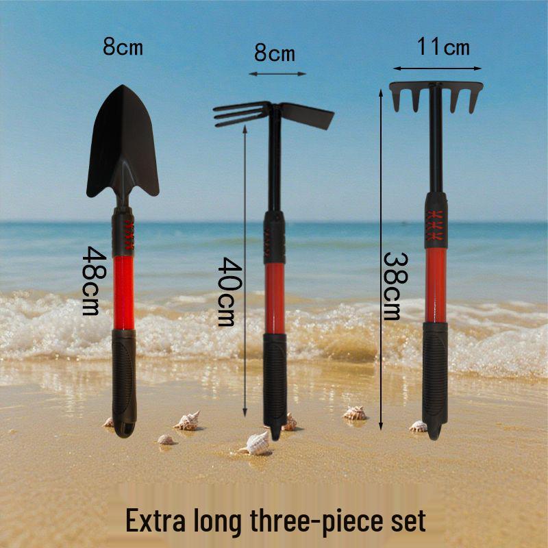 Tide-Chasing Clam & Crab Digging Rake Set: Dual-Use Beach & Garden Tool