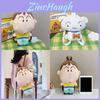 Crayon Shinchan Plush Backpack With Air Cushion Straps For Daily Use