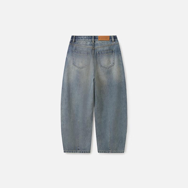 Broadcast Women's Fashion Loose Banana Fit Retro Jeans