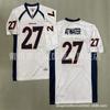Denver Broncos Retro Football Jersey Mens Cotton Training Shirt NFL Style Rugby Sportswear