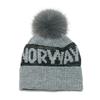 2025 Autumn and Winter Wool Hat NORWAY Letter Jacquard Warm Cold Hat Outdoor Cycling Ski Hat Fleece Knitted Hat