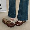 French ballet flat shoes women's summer 2025 new models with skirts Mary Jane shoes ladyshoes Doudou shoes evening shoes