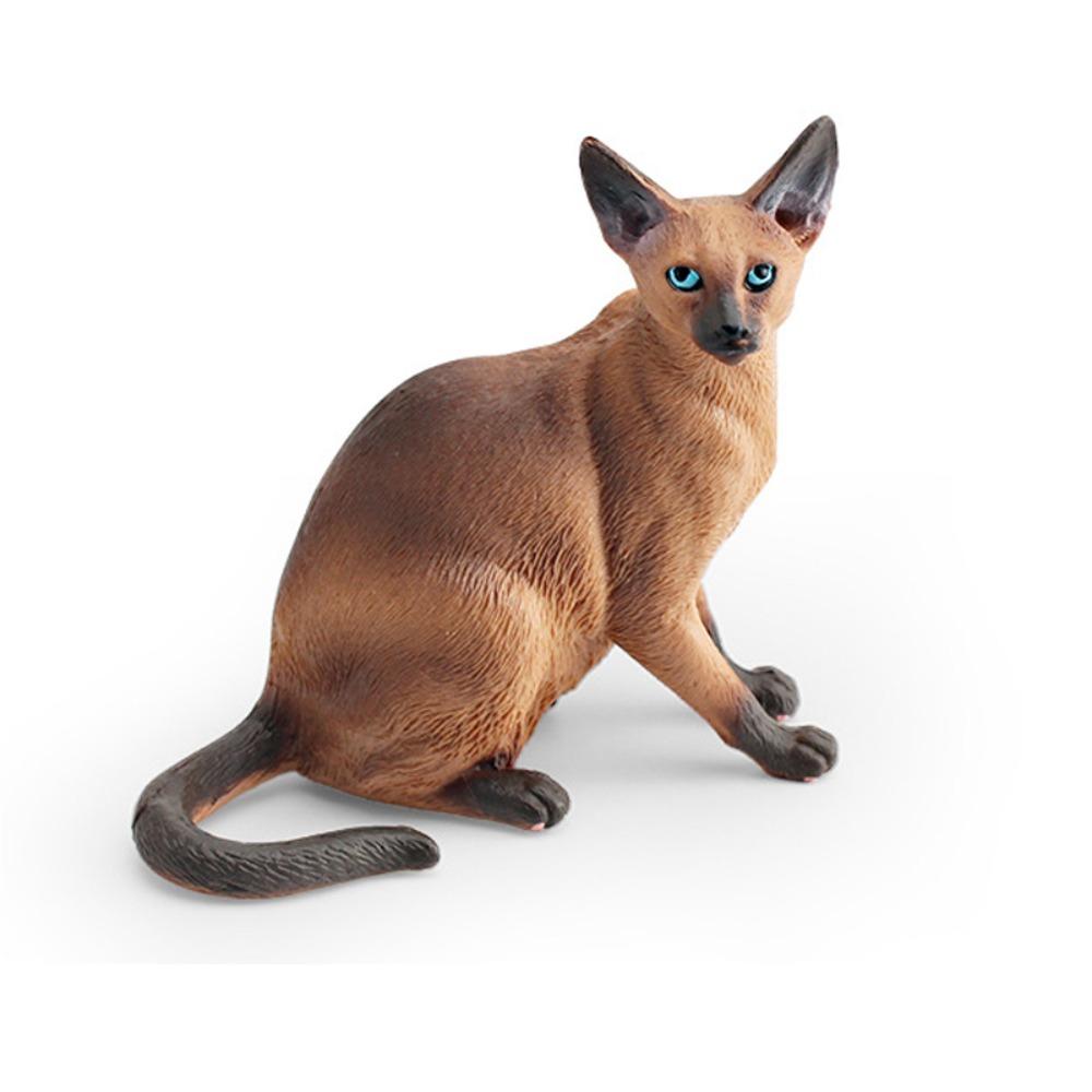 Lifelike Realistic Pet Figurines PVC Cat Action Figures Cute Simulation Pet Car Decoration