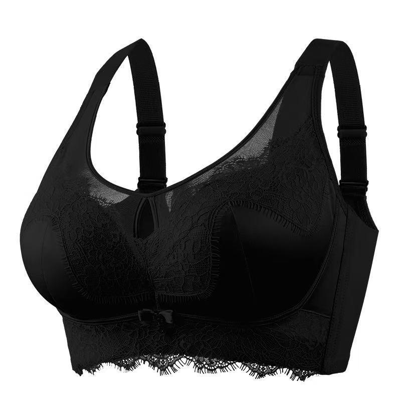 2026 Light Sexy Leopard Print Push-Up Bra with Lace and Side Support for a Flattering Silhouette