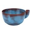 Berry Washing Bowl Blue Brown Self Spinning Swirling Berry Wash Bowl Fruit Washer Spinner for Kitchen