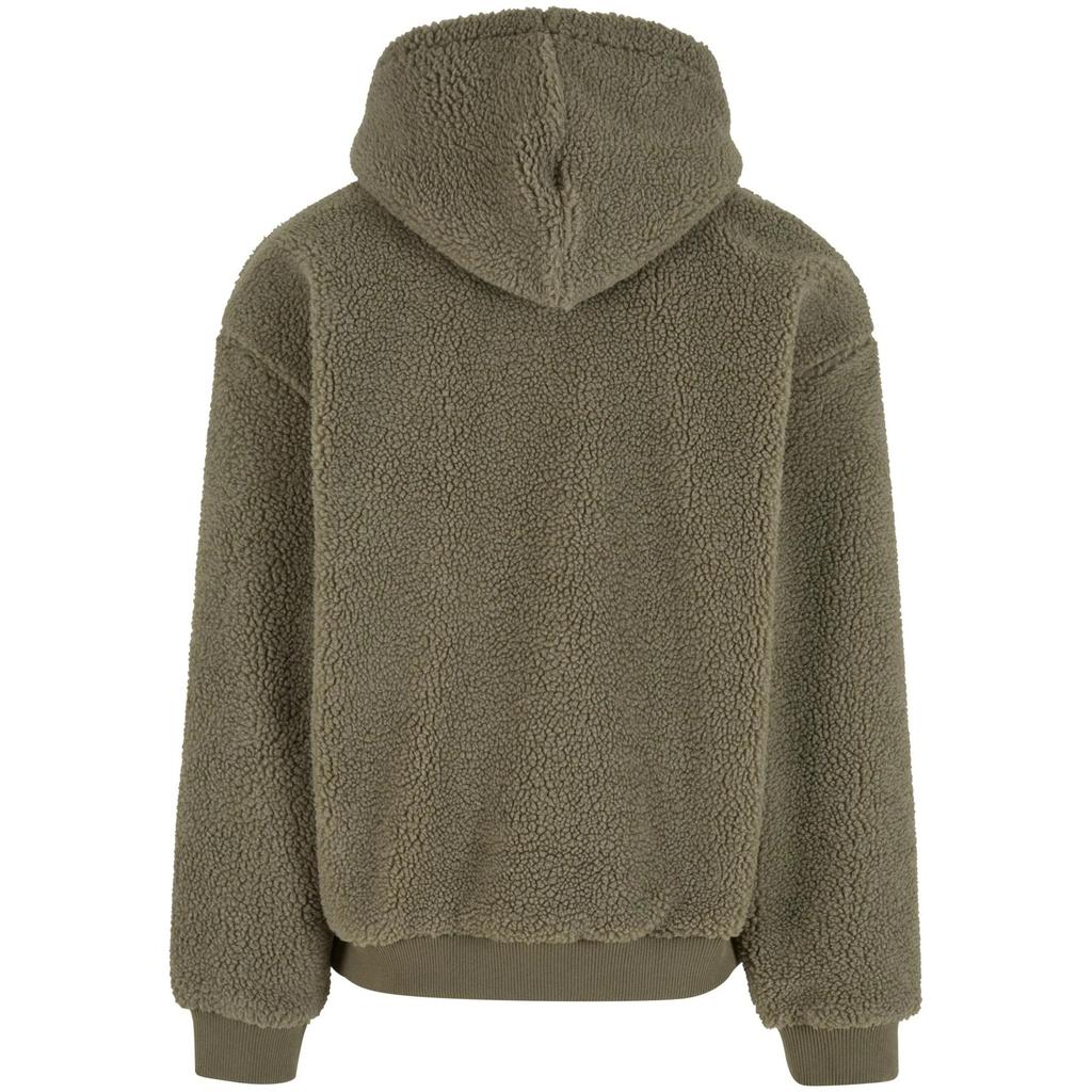 Urban Classics Mens Teddy Fleece Oversized Hoodie