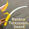 3D Printed Banana Telescopic Wand Creative Banana Folding Toy Extendable Banana Rod  Role Play