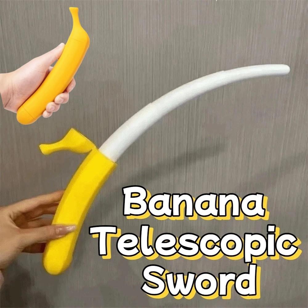 3D Printed Banana Telescopic Wand Creative Banana Folding Toy Extendable Banana Rod  Role Play