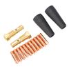 15Pcs Flux Core Gasless Nozzle Tips Kit K34931 with 0.039in 1mm Electrode for FC9080GL MIG