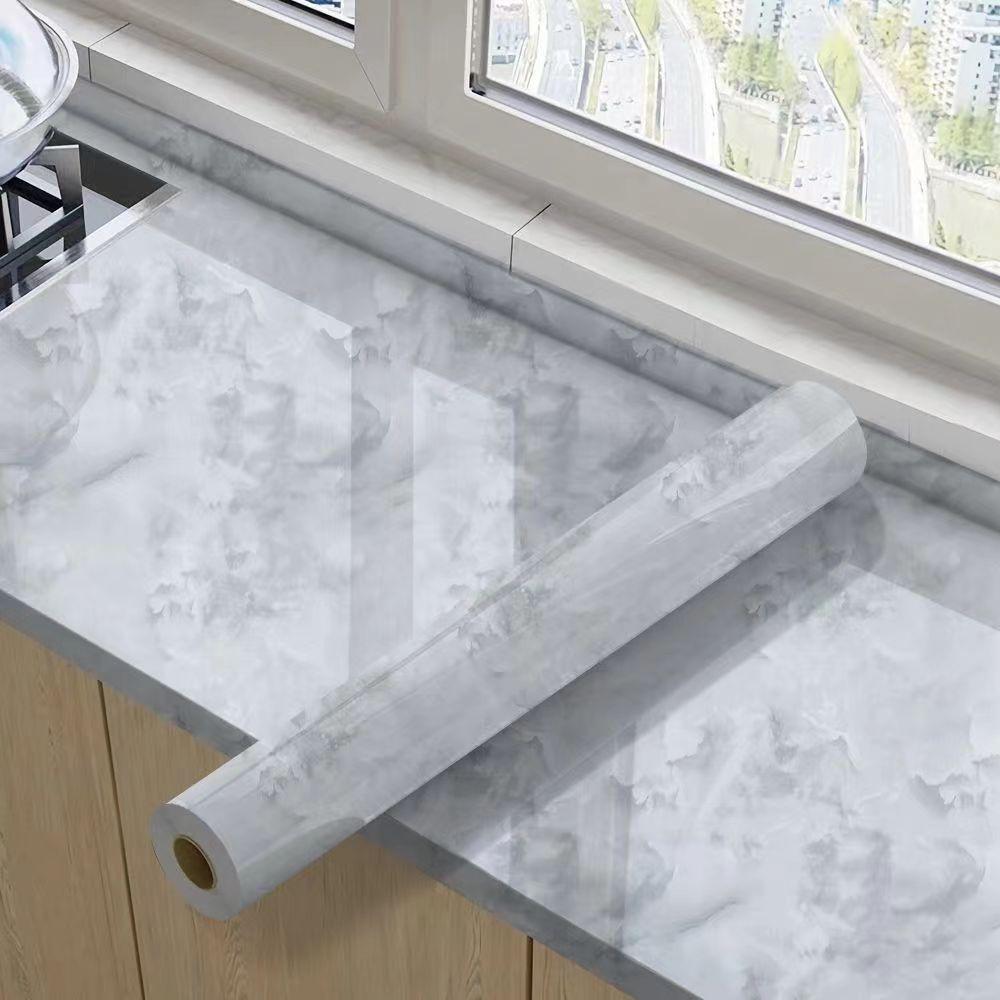 

5-метровые обои и обои из ПВХ, винила, водостойкие 3D самоклеящиеся мраморные обои для кухонного стола, гостиной, домашнего декора