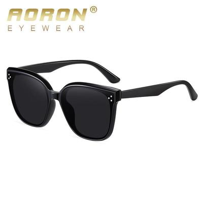 aoron Hombres Mujeres Gafas de sol con montura grande TR Moda Protección UV Gafas unisex Gafas