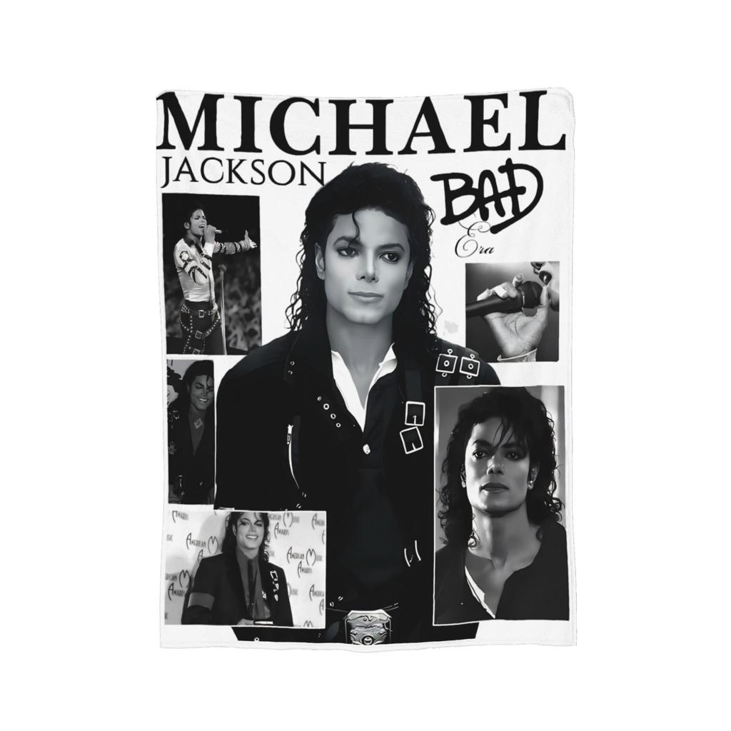 Michael Jacksons MJ Decke Fleece Herbst/Winter Multifunktionale Dünne Überwurfdecken für Bettwäsche Auto Plüsch Dünne Steppdecke