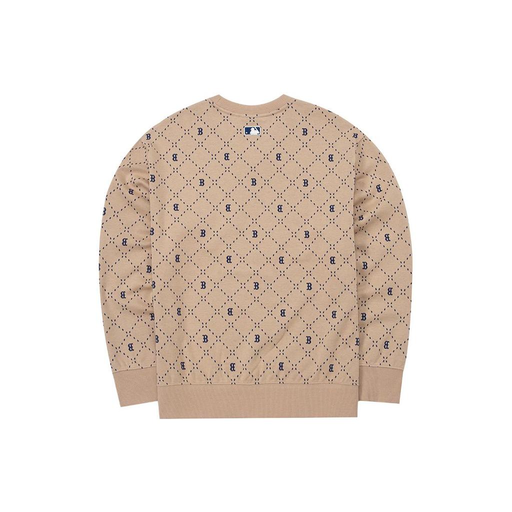 New MLB Sweatshirts Unisex Khaki 3AMTM0331-43SAL