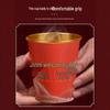 2025 Year of the Snake Gold Foil Thickened Disposable Paper Cups