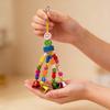 Parrot Wooden Chew Toy With Sanded Texture For Birds And Parrots