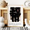 Poster Soulages Abstraction Painting