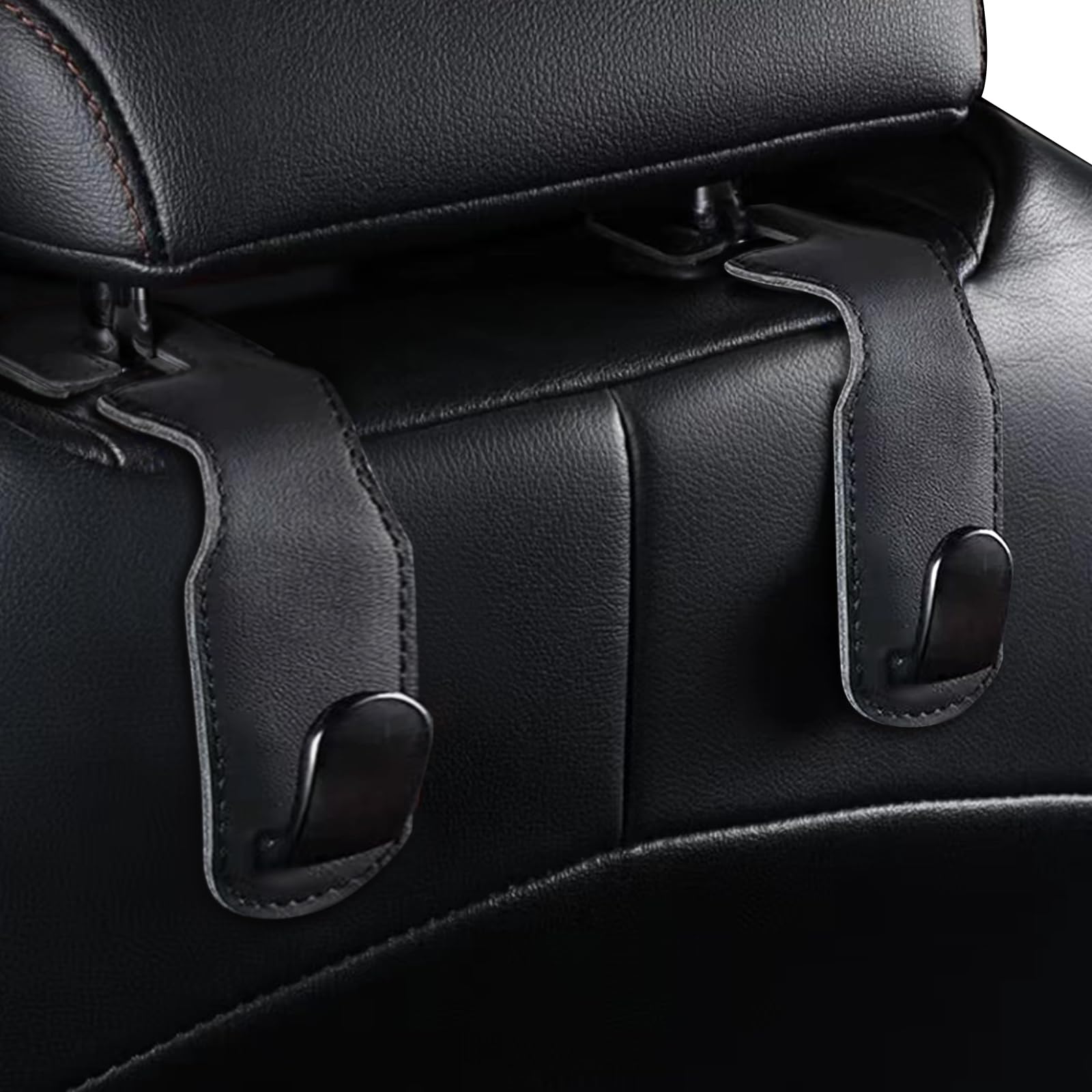 

Car Seat Hook, Car Hook, Headrest Hook, Car Storage Hook, Load Capacity 66.1 lbs чёрный