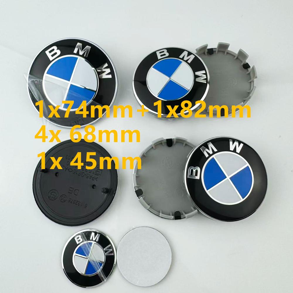 Hot For BMW M  45/74/82/68mm Emblem Logo Car Wheel Center Caps Hood Trunk Badge For BMW E30 E87 E81 E82 F30 F31 F32 F33 F35 F36 G21 G28 G31 G38