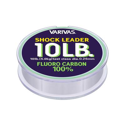Varivas Fluorocarbon Shock Leader 10lb Line, 30m, (2.5).