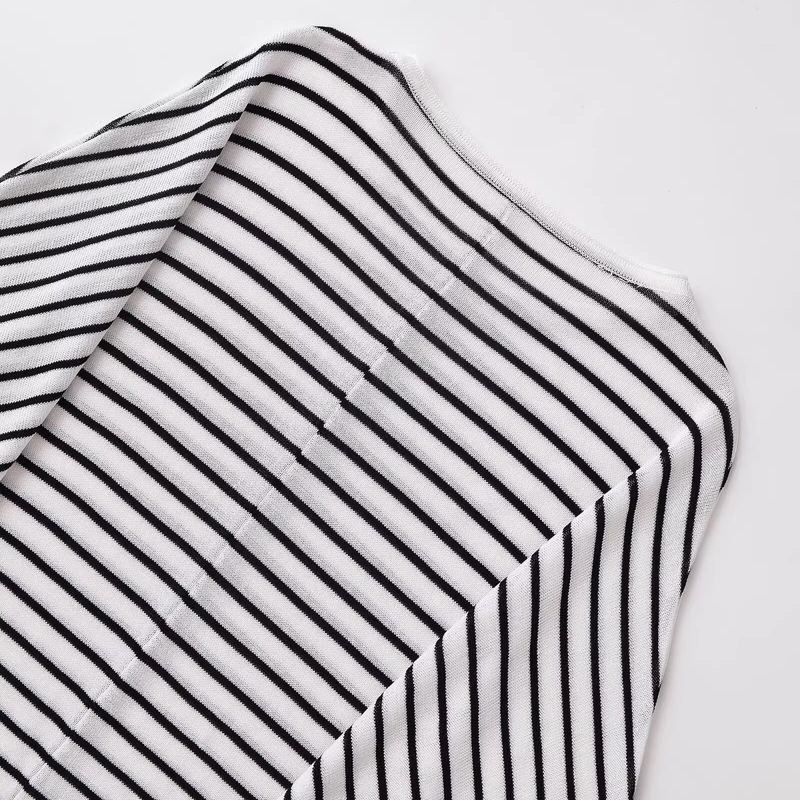 Araltay New Arrival Fashion Style Women's Clothing Fashion All-Match Casual Minimalist Batwing Sleeve Stripes Tops 1165260