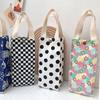 Simple Canvas Cup Cover, Protective Cover, Universal Kettle Tote Bag, Milk Tea Cup, Portable Bag.