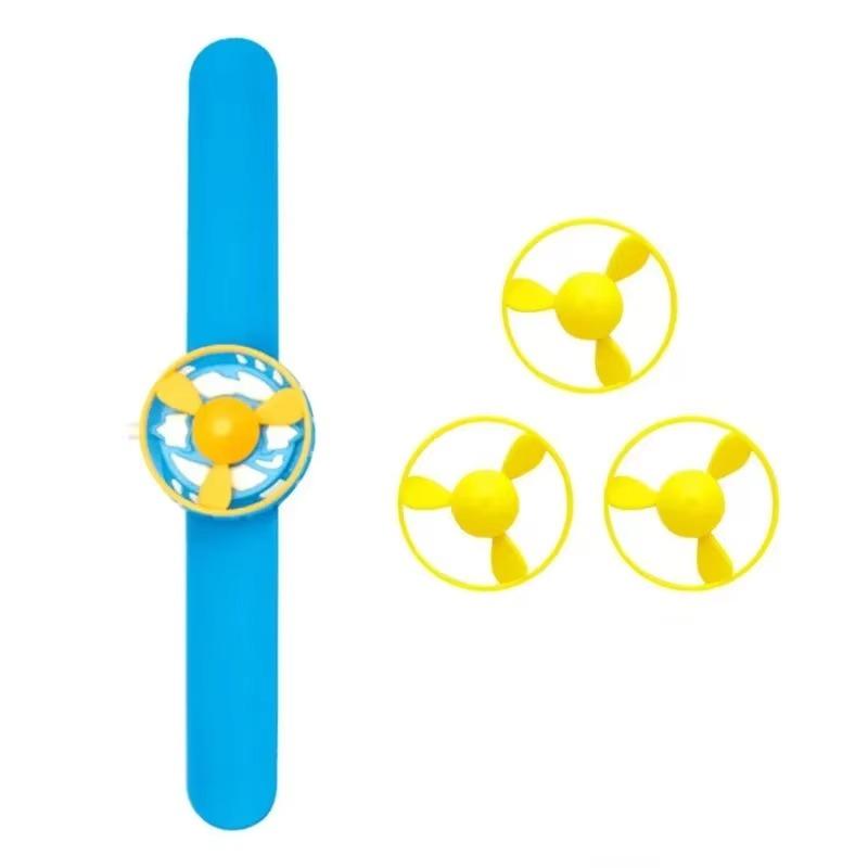 

Watch Flying Saucer Outdoor Gyro Bamboo Drag Onfly Frisbee Launcher Is A Fun Gift For Boys And Girls. It Offers Great Entertainm 11X8.7X4CM жовтий