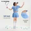 FUN ACTIVE Girls' Pleated Tennis Skirt with Shorts