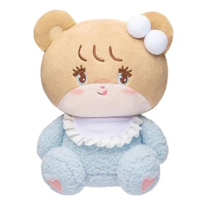 Mikko Personages Pluche Baby Knuffel, 4 Soorten, Ca.. 20 cm (Latte)