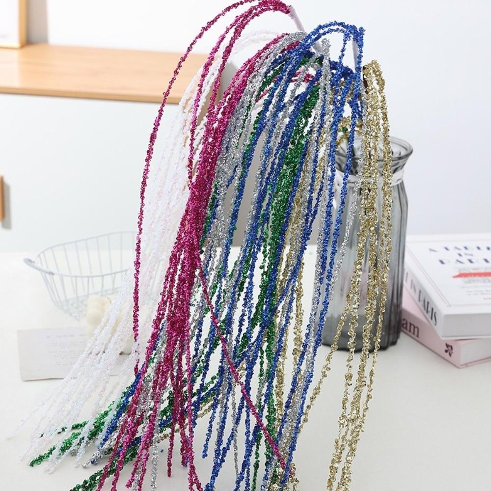 Sequin Glitter Artificial Plant Decoration Party Decoration Supplies  Xmas Tree Decoration