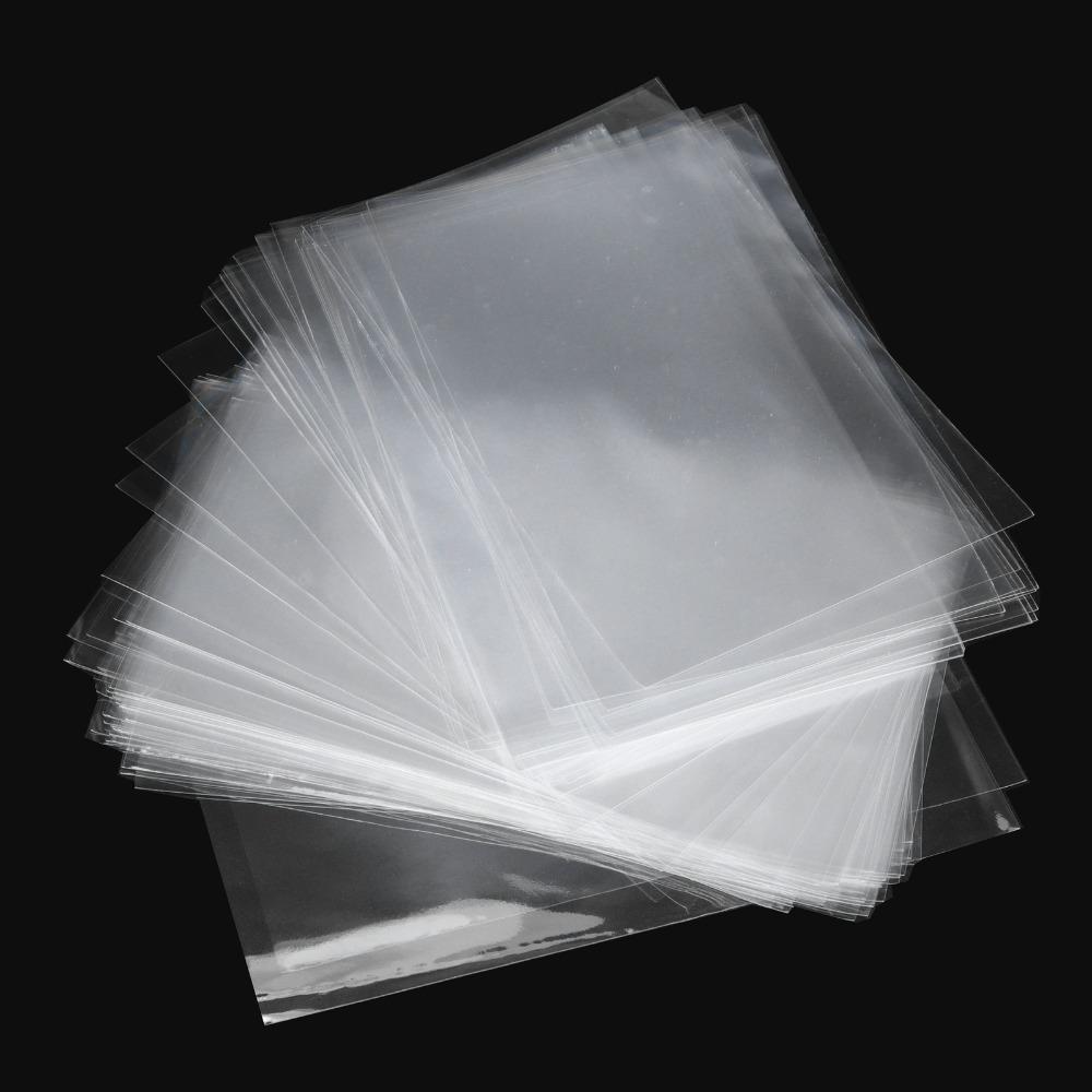100 Pcs set Transparent Ice Cream Bags Multi Size Rice Crispy Treat Bags Candy Packaging Supplies