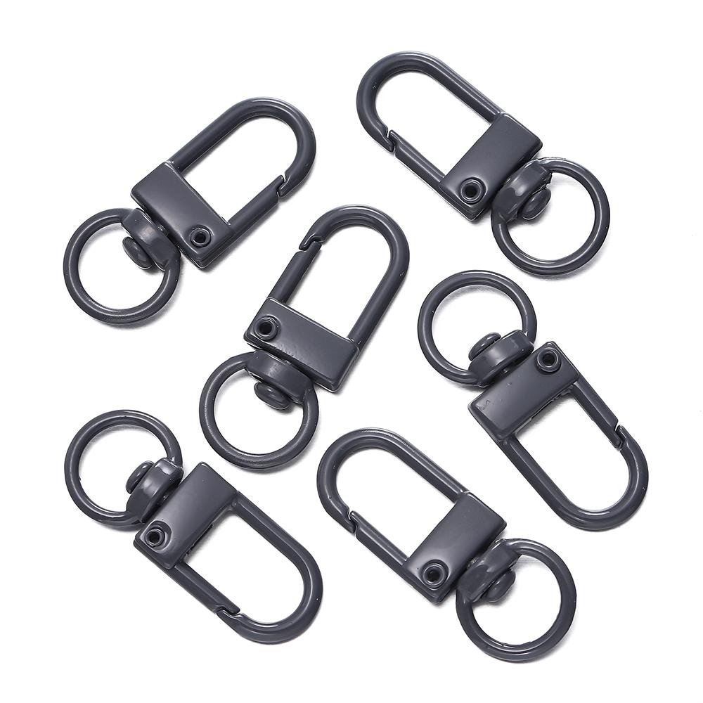 10pcs/Lot High Quality Colorful Alloy Snap Lobster Clasp Hooks Keychain Findings for DIY Key Chain Necklace Bracelet Supplies