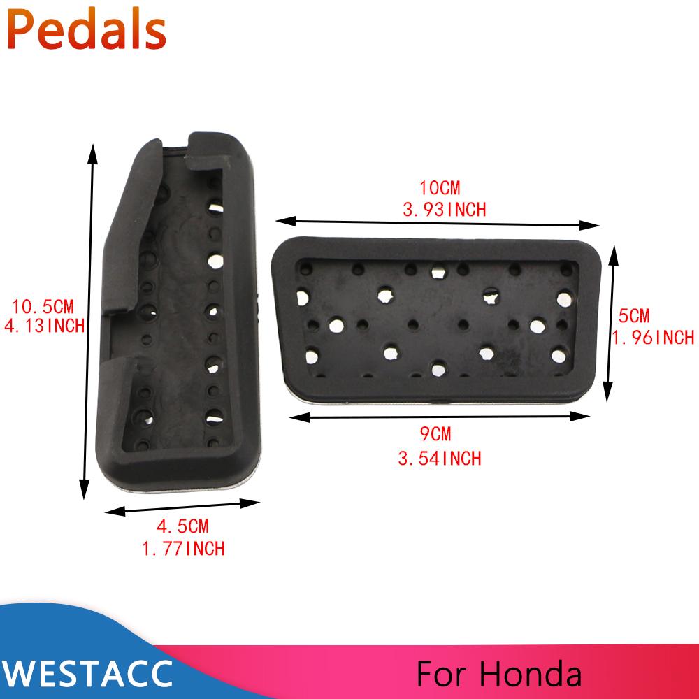 Auto Pedale Gaspedal Bremse Kupplung Pedal Abdeckung für Honda Fit Jazz 2011 - Stadt 2013- Vezel HRV 2015-