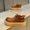 Men's shoes spring new leather surface heightening comfortable Martin boots casual sports shoes