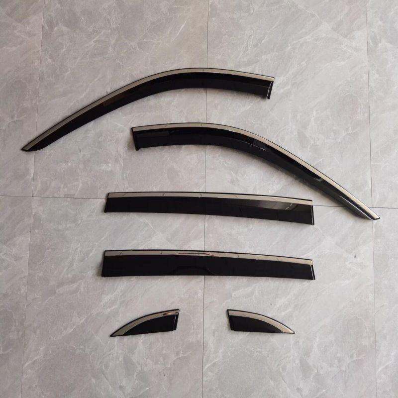 Ideal L7/L8/L9 Rain Guards - 6-Piece Car Window Rain Deflectors & Shield Set