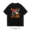 Waschbär trinkt Bier Patriotisches USA Shirt Frau Mann Sommer Baumwolle Grafik T-Shirts Oberteile für Erwachsene Atmungsaktiv Einfach Kurzarm