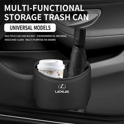 Car Trash Can Storage Box Vehicle Multifunctional Garbage Dust Case For RX 300 IS 250 300 GX 400 460 UX 200 NX LX GS ES