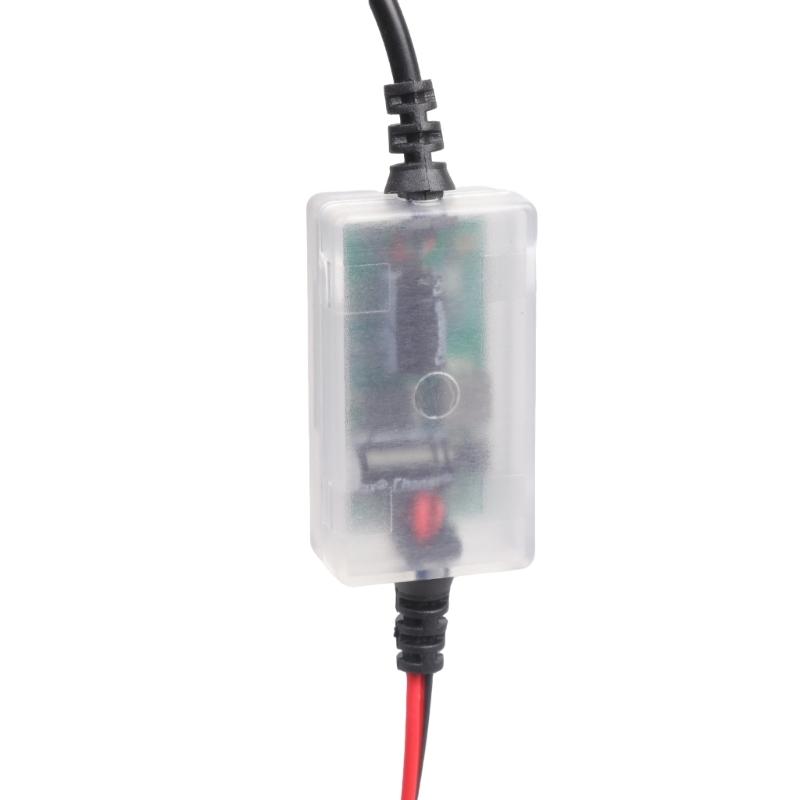 Emergency Car Battery Charging Cable 5V to 13.8V Converter Output for Motorcycle Car Vehicle Charging Accessories