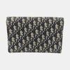 [Pre-Owned] Saddle Classic Monogram Removable Metal Chain Oblique Embroidery Fabric Saddle Bag - Very Good #IK1O9N