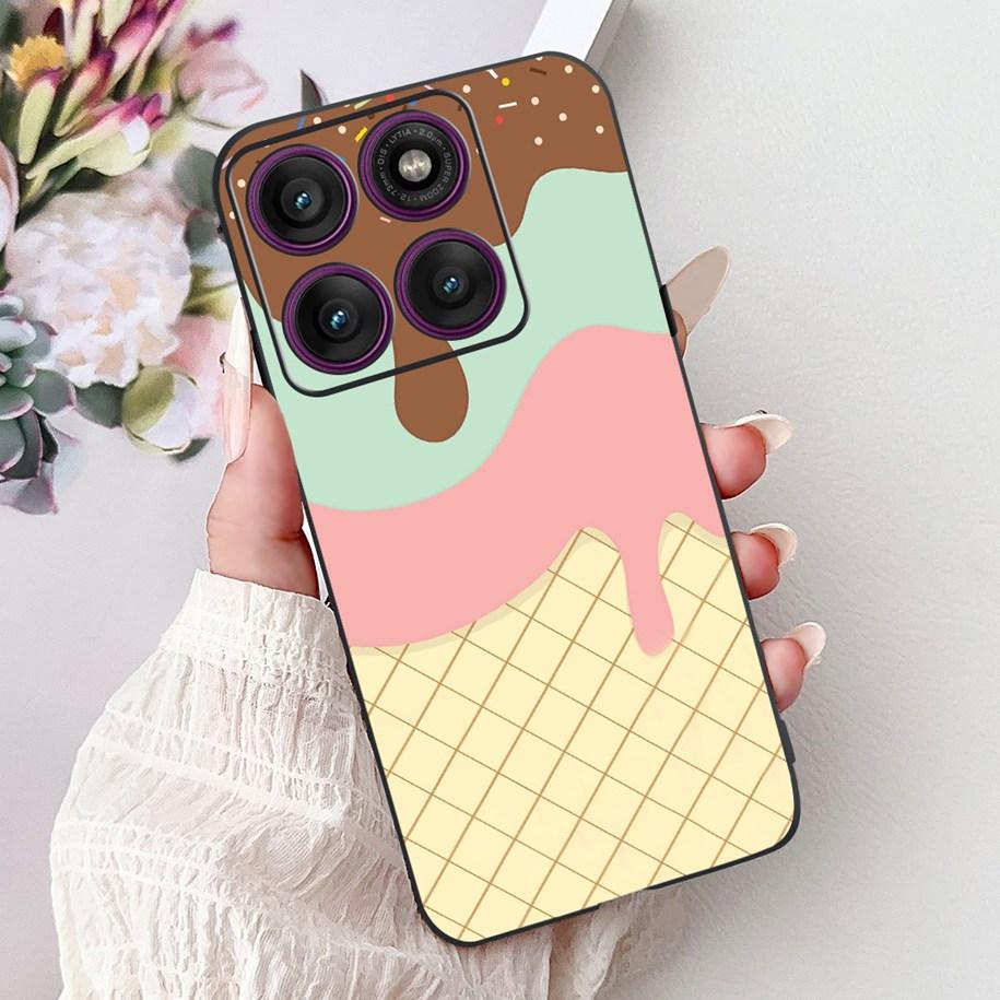 For Motorola Moto Edge 60 Pro 2025 Case Fashion Flower Bowknot Soft Silicone Back Cover For Moto Edge 60 Fusion Edge60 60s Coque