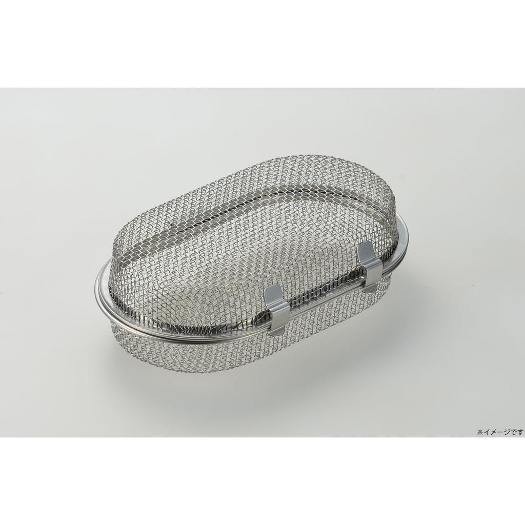 Takagi TAKAGI Stainless Steel Small Item Washing Made In Perfect for Bulk Washing of Small Prevents Silver Dishwasher-Safe Basket, Large, Japan,