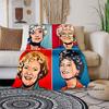 Classic Tv Throw Blanket Golden Girls Friend Ship Flannel Lightweight Plush Fuzzy Cozy Soft Blankets and Throws Custom Blankets2