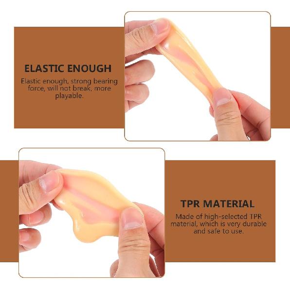 Toyvian 8 Штук Гигантские Латексные Накладные Уши Симуляция Реквизит Трюки Костюм для Детей Праздничный Косплей Вечеринка Реквизит Аксессуары