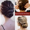 1Pcs Girls Black Metal Hair Fork Clip For Women Hair Pin Combs Messy Bun Hairpin Clip Side Combs Updo Sticks Hair Styling Tool