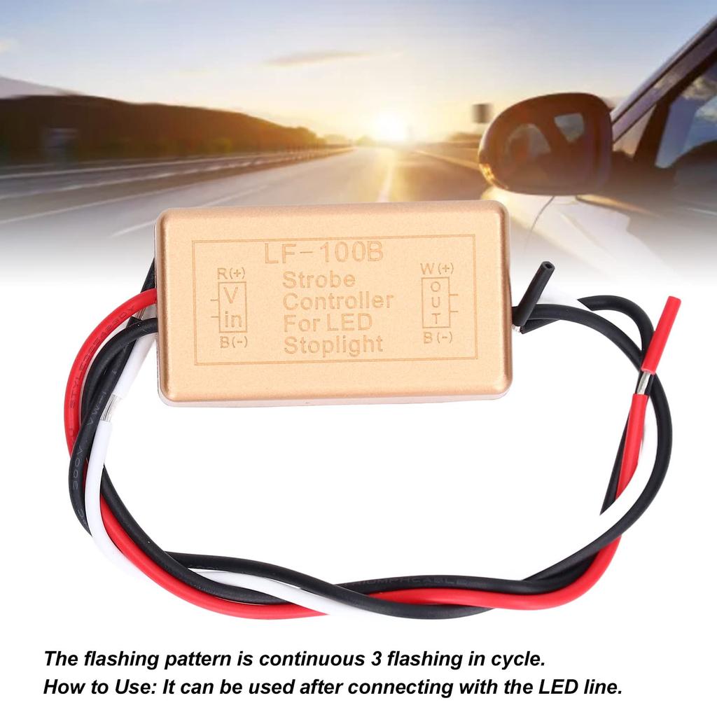 LED Flasher Relay, Turn Signal Flasher LED Turn Signal Flash Strobe Controller Control Module